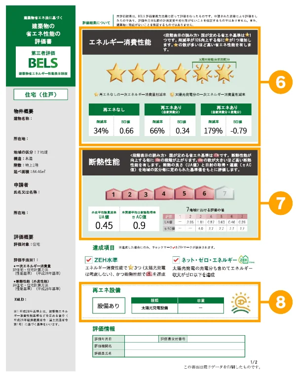 省エネ性能評価書