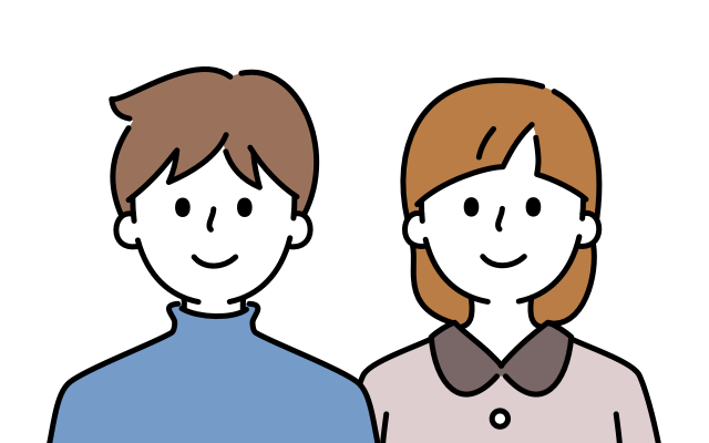 夫婦のイラスト
