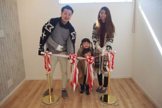 松山市で新築*Ｎ様ファミリーお引渡し