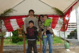 松山市で新築*Ｍ様ファミリー地鎮祭