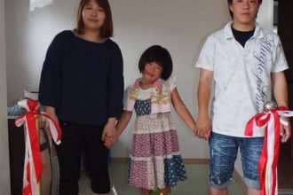 砥部町で新築*Ｏ様ファミリーお引渡し